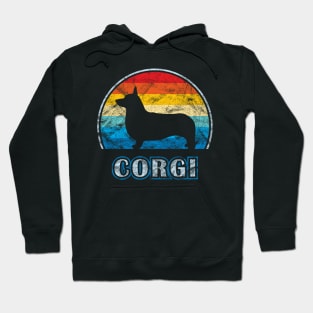 Corgi Vintage Design Dog Hoodie